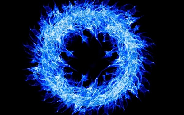 Abstract Blue Circle HD Wallpaper | Background Image