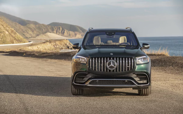 SUV green car Mercedes-Benz GL-Class Mercedes-Benz vehicle Mercedes-AMG GLS 63 HD Desktop Wallpaper | Background Image