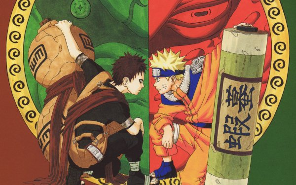 Anime Naruto Naruto Uzumaki Gaara Shukaku Gamabunta HD Wallpaper | Background Image