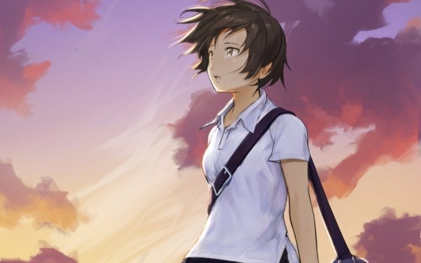Anime The Girl Who Leapt Through Time Makoto Konno HD Wallpaper | Background Image