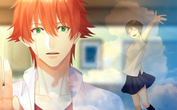 Chiaki Mamiya Makoto Konno Anime The Girl Who Leapt Through Time HD Desktop Wallpaper | Background Image