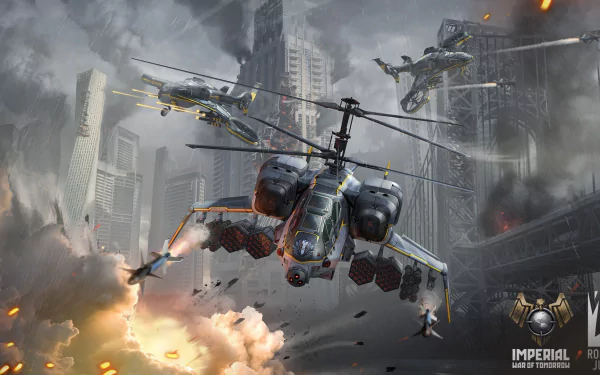 helicopter video game Imperial: War of Tomorrow HD Desktop Wallpaper | Background Image
