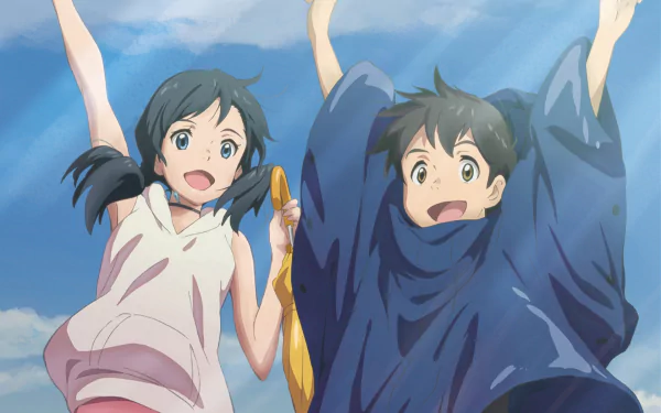 Hodaka Morishima Hina Amano Anime Weathering with You HD Desktop Wallpaper | Background Image