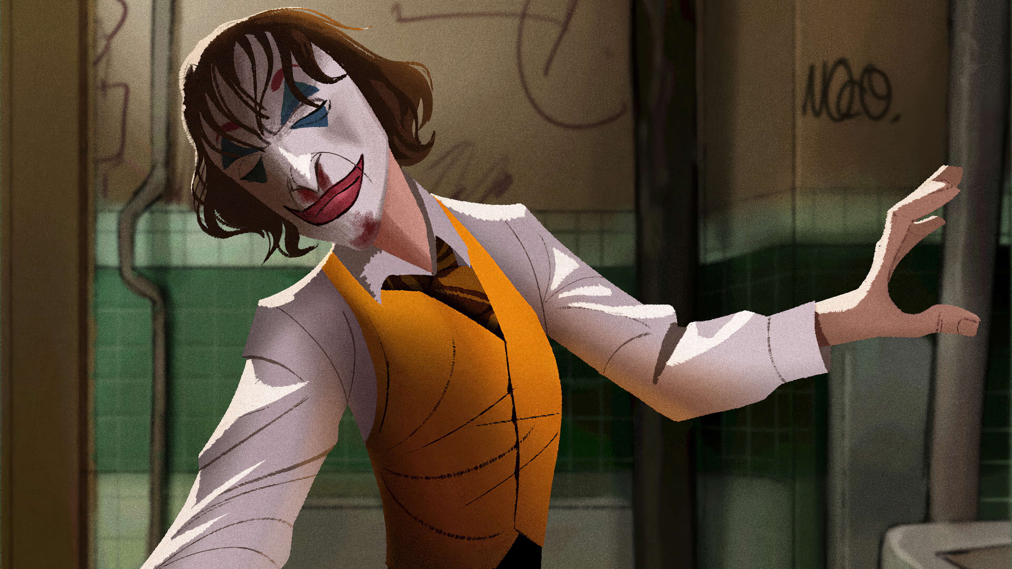 Joker 4k Ultra HD Wallpaper by Ahmad Rafiei Vardanjani