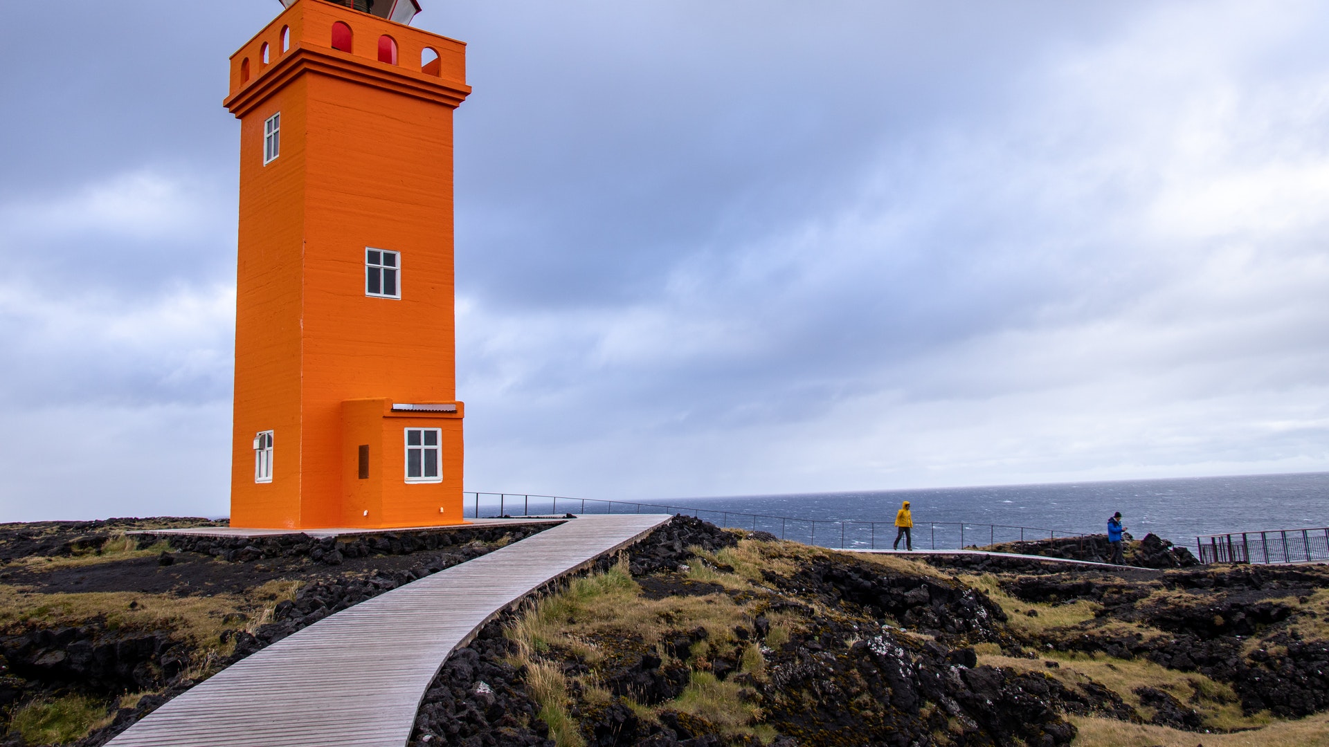 Orange Lighthouse by Tomáš Malík