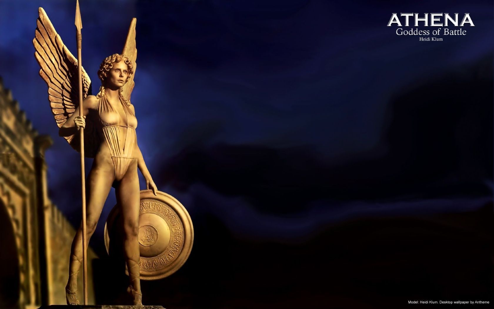 Athena Goddess of Battle by Antheme
