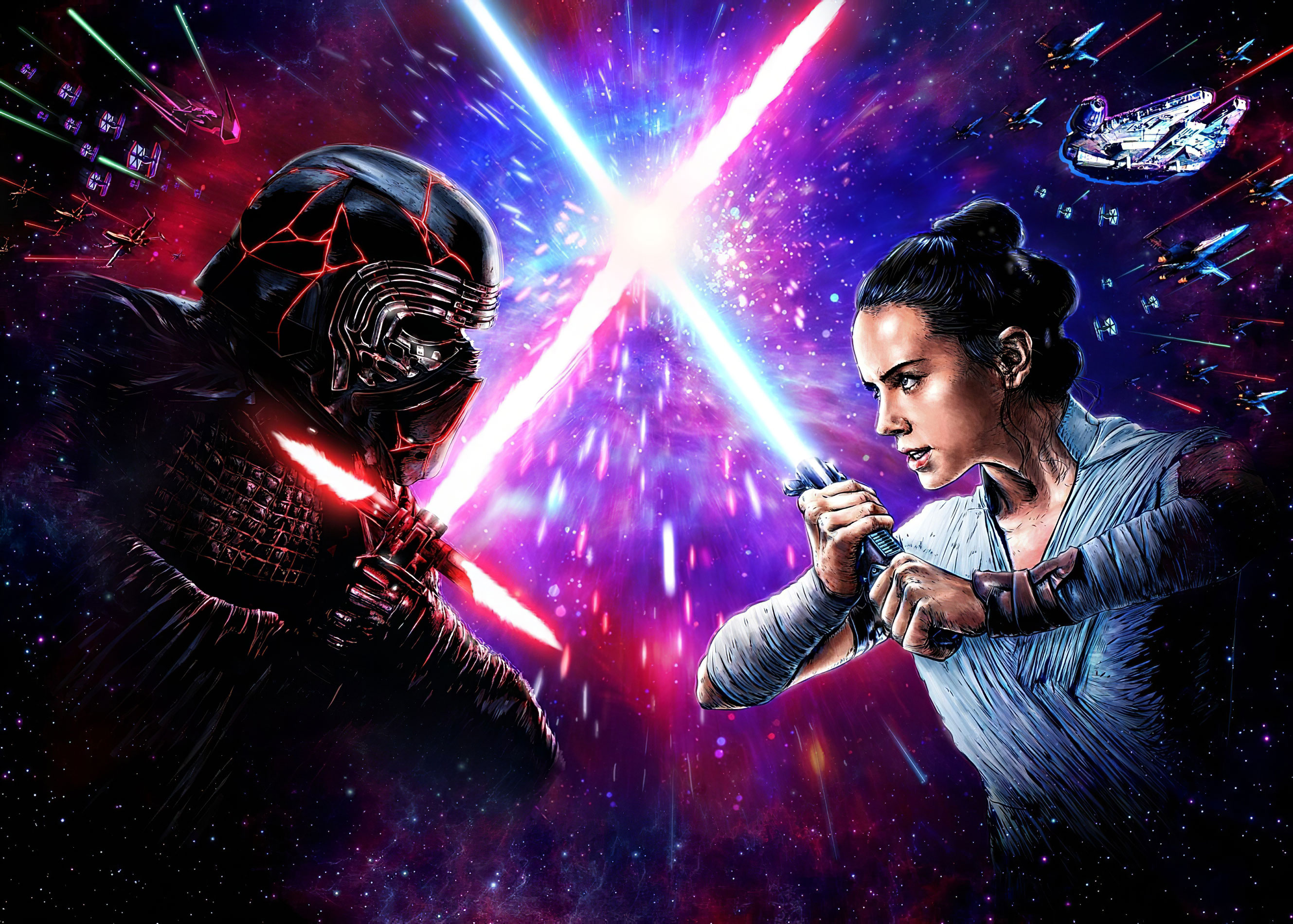 Download Lightsaber Kylo Ren Star Wars Rey (Star Wars) Movie Star Wars