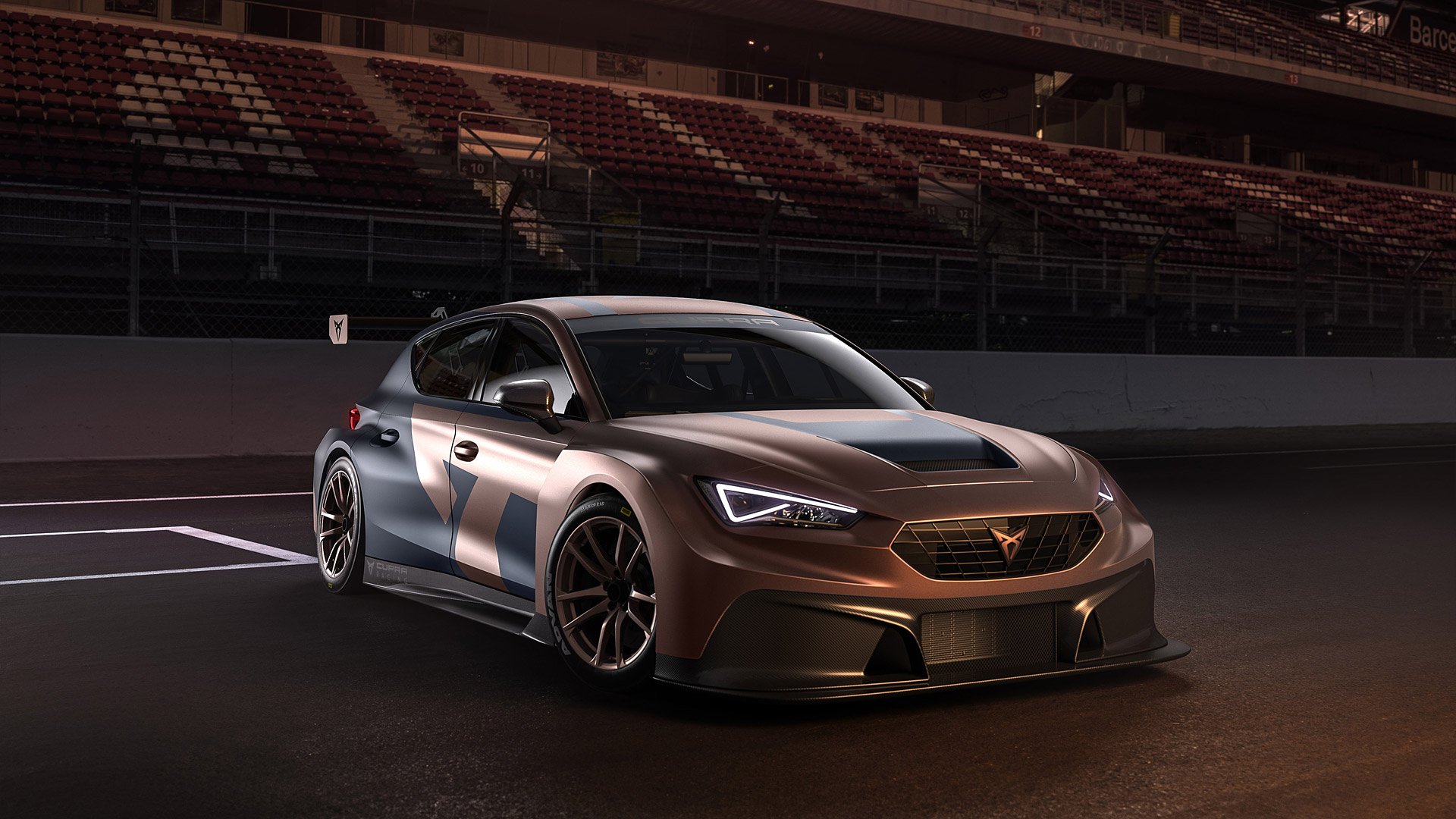 Download Race Car Vehicle Cupra Leon Competition Hd Wallpaper