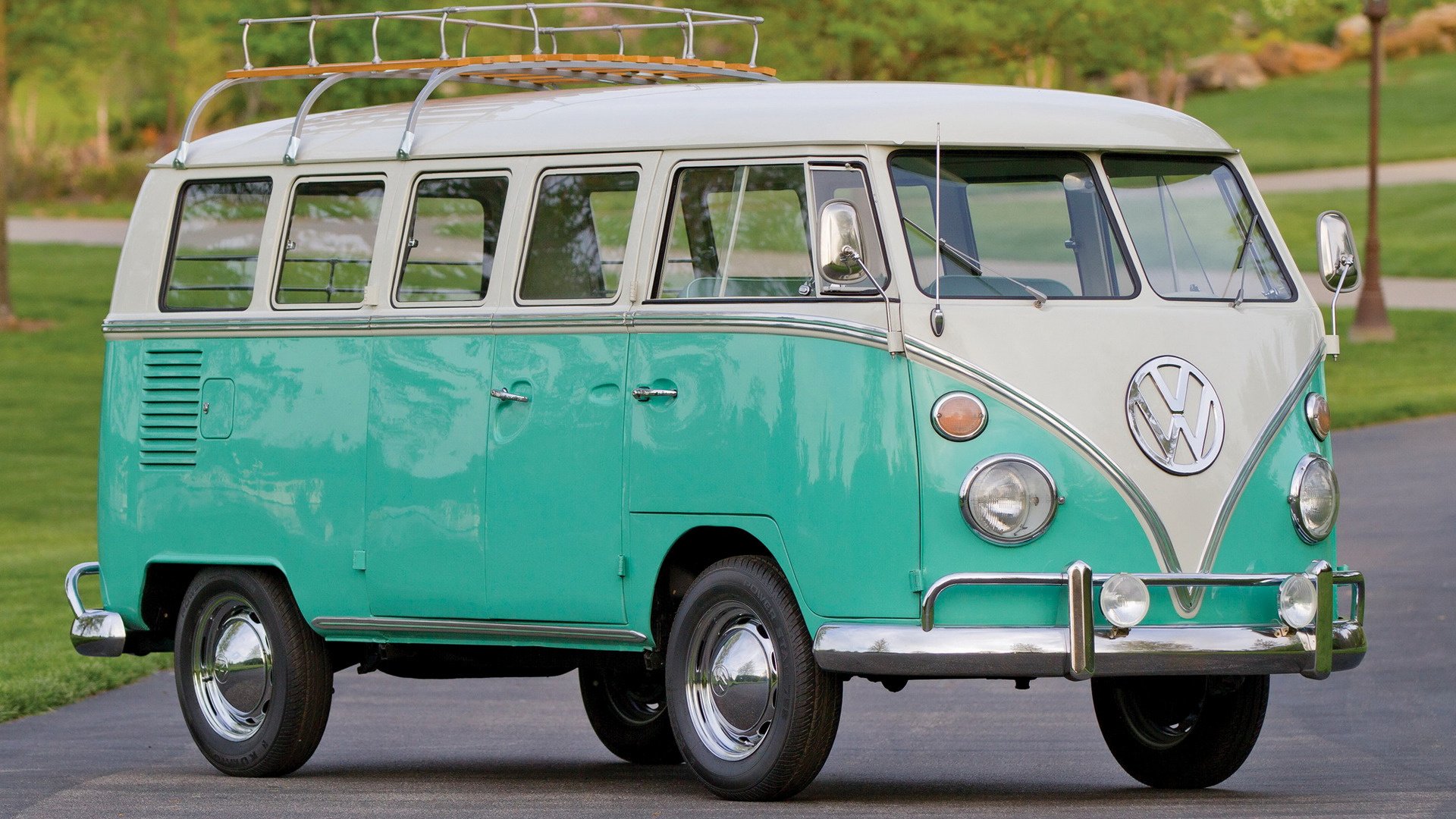 Download Bus Vehicle Volkswagen Bus HD Wallpaper