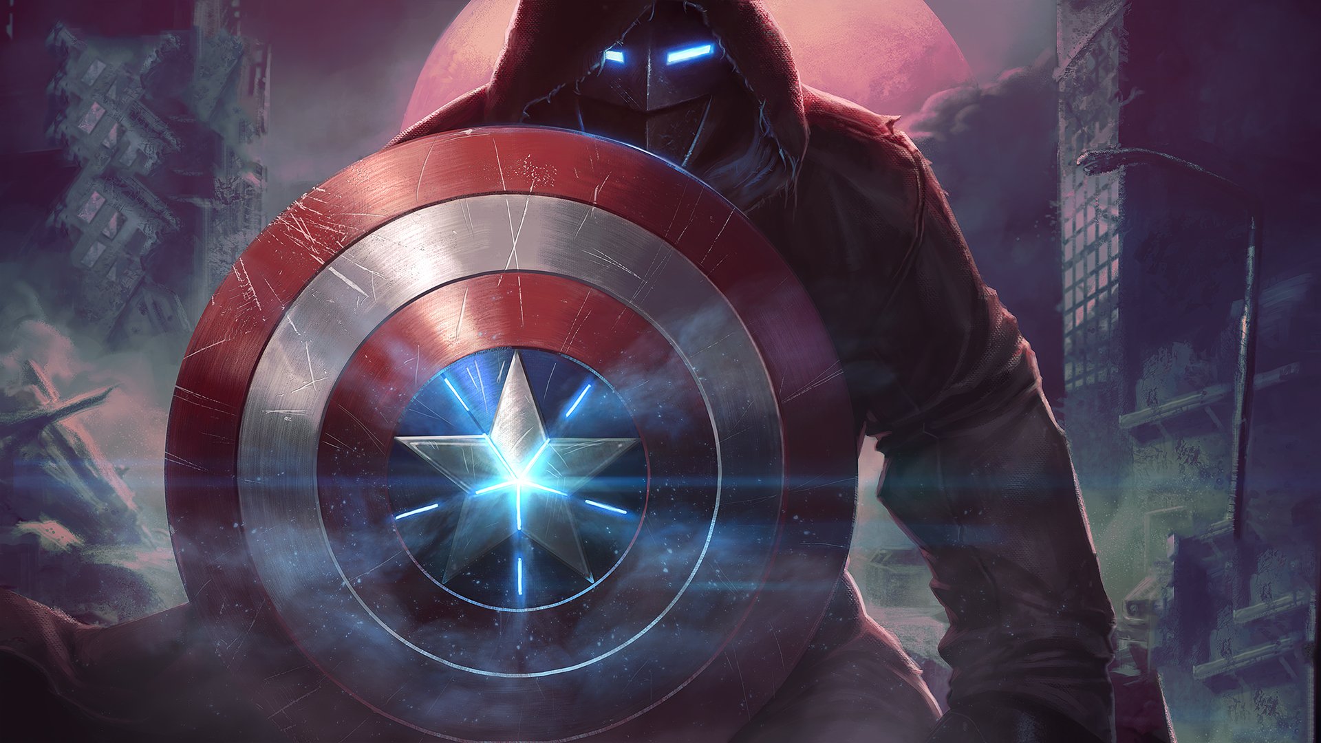 Download Captain America Video Game MARVEL Contest Of Champions 4k Ultra HD Wallpaper