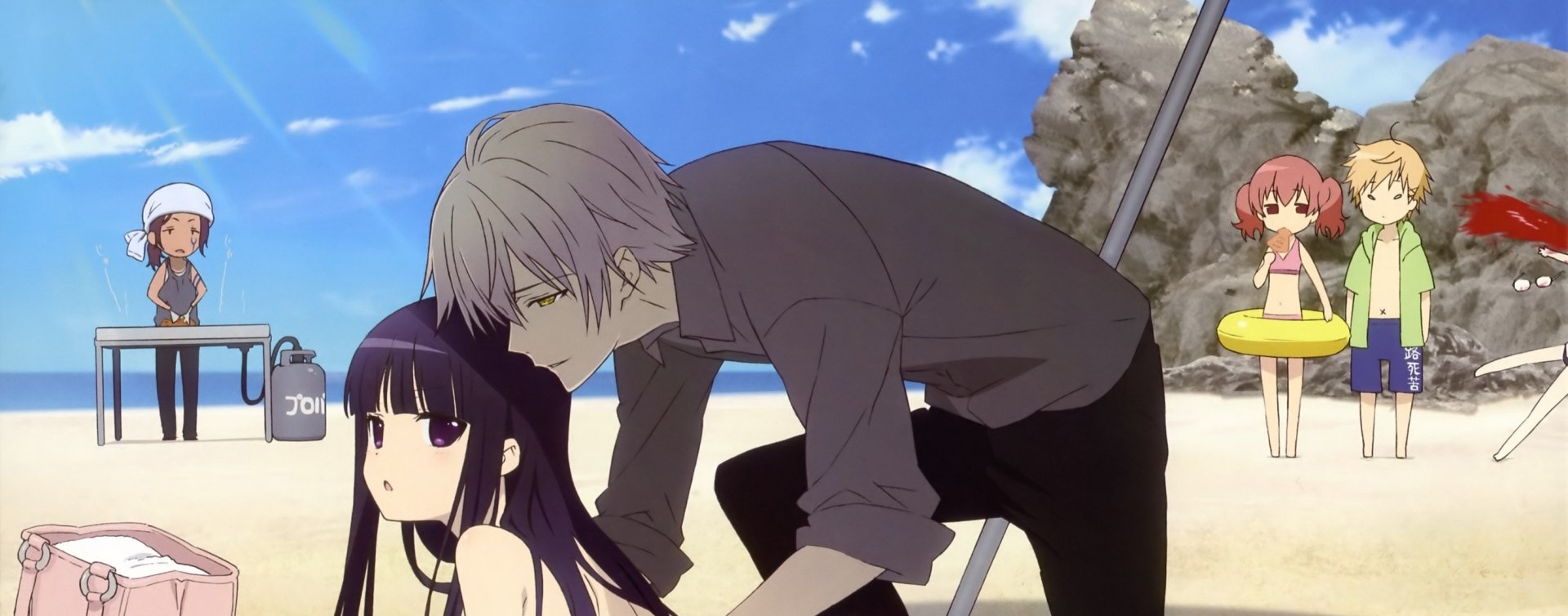 Download Nobara Yukinokouji Karuta Roromiya Banri Watanuki Renshou Sorinozuka Ririchiyo Shirakiin Soushi Miketsukami Anime Inu X Boku SS HD Wallpaper