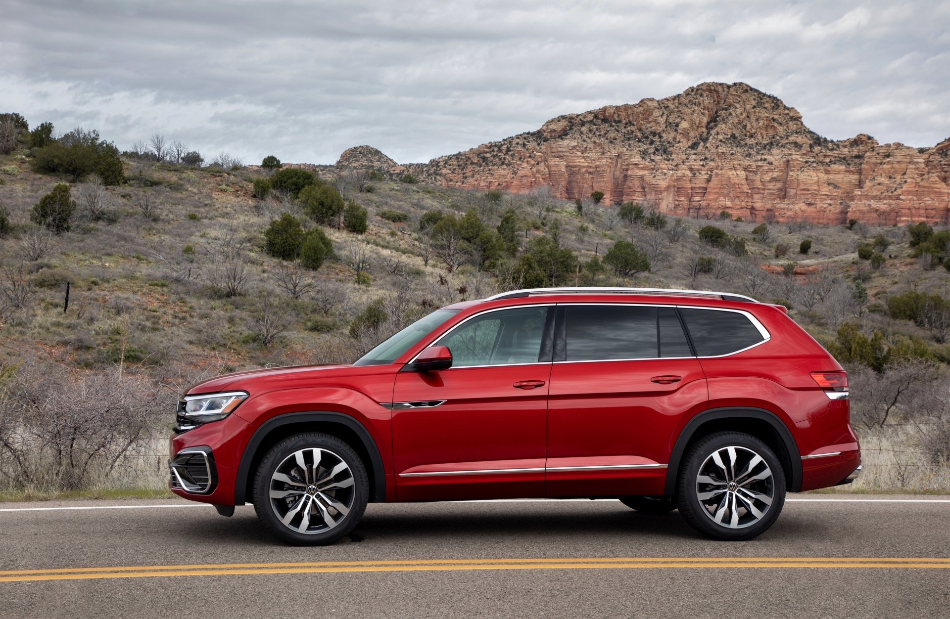 Download Car SUV Volkswagen Vehicle Volkswagen Atlas 4k Ultra HD Wallpaper