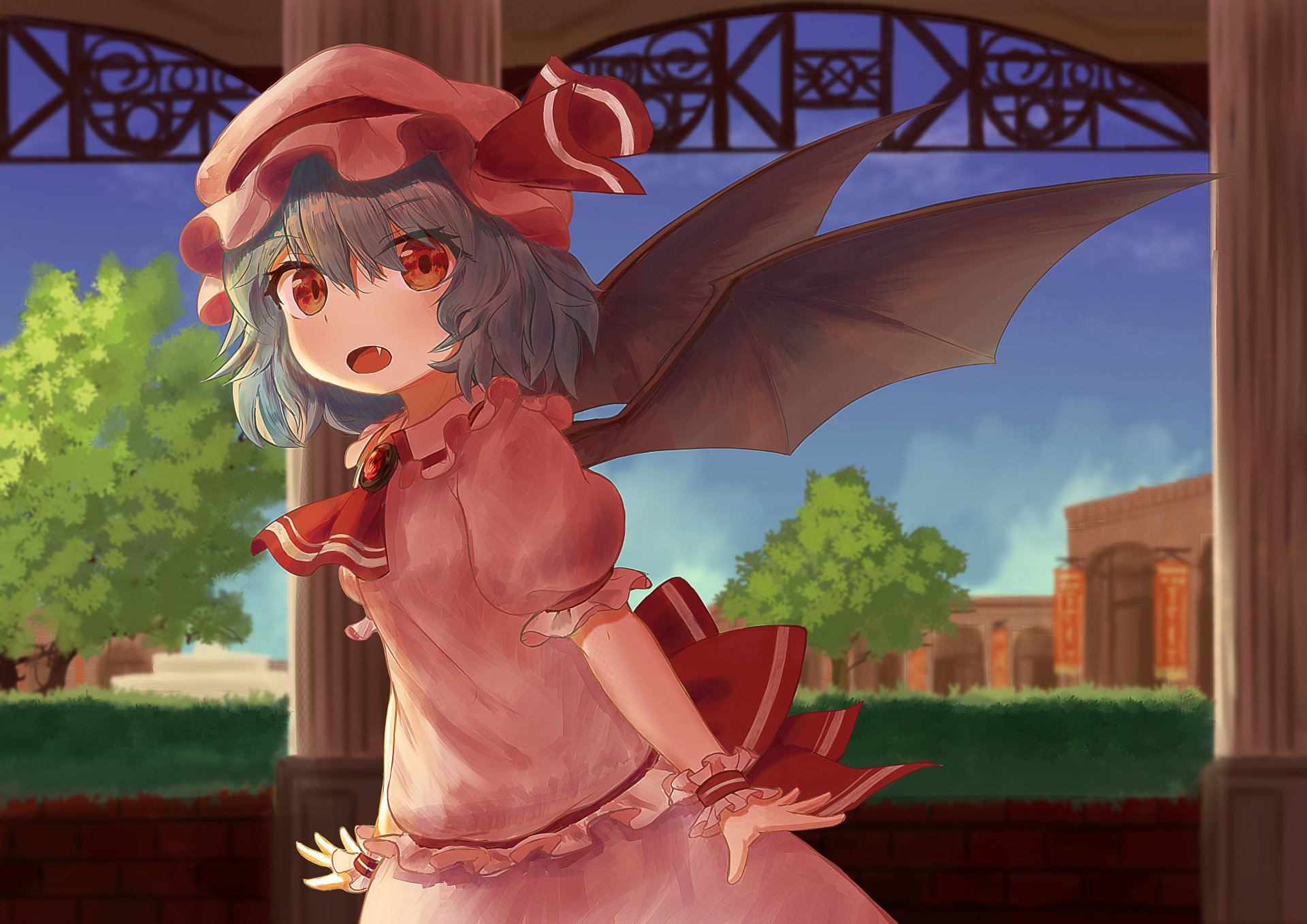 Download Remilia Scarlet Anime Touhou 4k Ultra HD Wallpaper by エカーペット4世