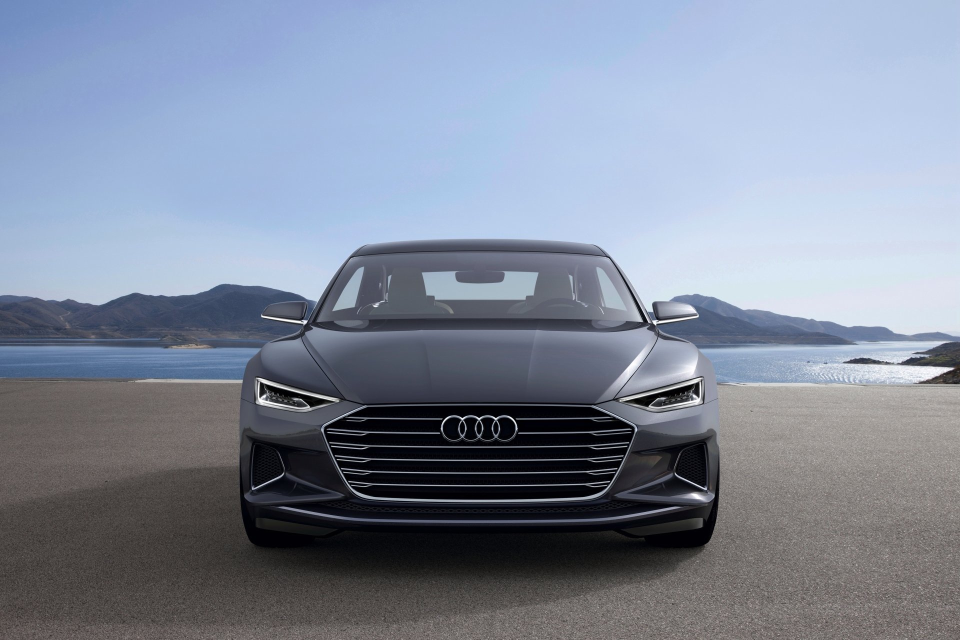 Download Compact Car Car Audi Concept Car Vehicle Audi Prologue 4k Ultra HD Wallpaper