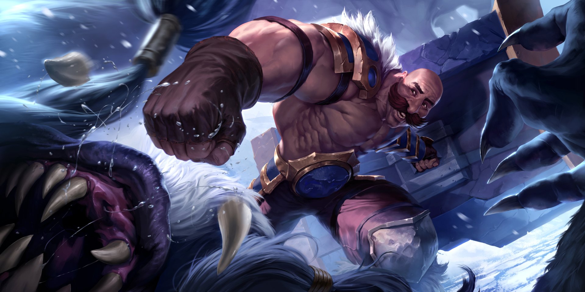 Download Freljord (League Of Legends) Braum (League Of Legends) Video Game Legends Of Runeterra HD Wallpaper by Gerald Parel