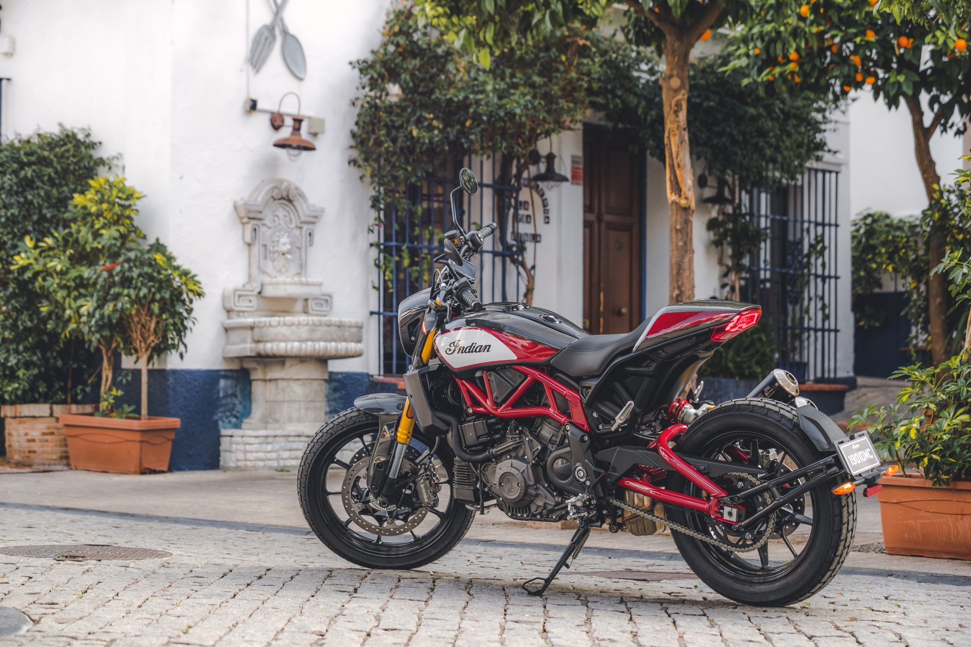 Download Motorcycle Indian (Motocycle) Vehicle Indian FTR 1200 HD Wallpaper