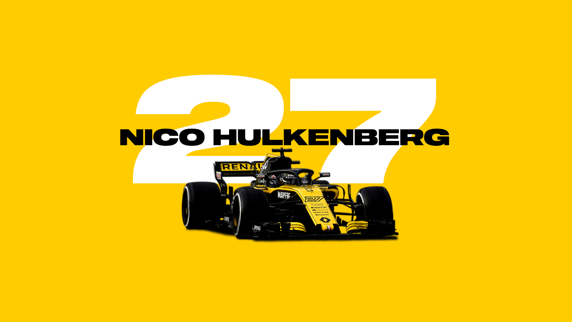 Nico Hulkenberg Wallpaper Yellow by Aleph588
