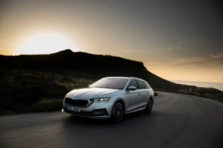 silver car car Skoda vehicle Skoda Octavia Combi HD Desktop Wallpaper | Background Image