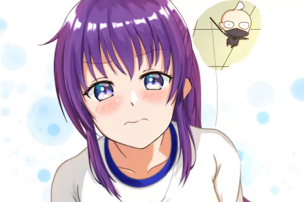 Kasaki Horie Ao Horie Anime Ao-chan Can't Study! HD Desktop Wallpaper | Background Image