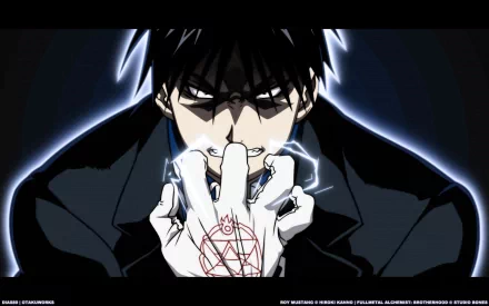 Roy Mustang Anime Fullmetal Alchemist HD Desktop Wallpaper | Background Image