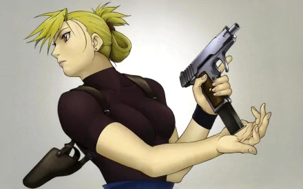 Riza Hawkeye Anime Fullmetal Alchemist HD Desktop Wallpaper | Background Image