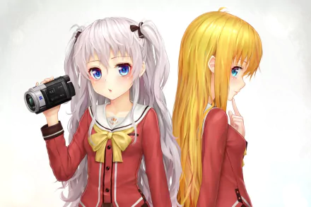 Nao Tomori Yusa Kurobane Anime Charlotte HD Desktop Wallpaper | Background Image