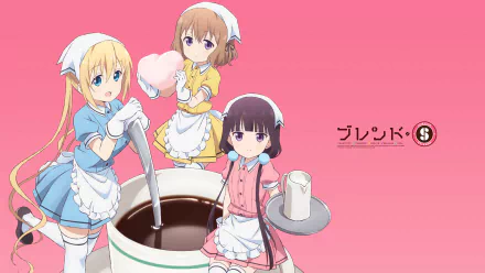 Maika Sakuranomiya Mafuyu Hoshikawa Kaho Hinata HD Desktop Wallpaper | Background Image