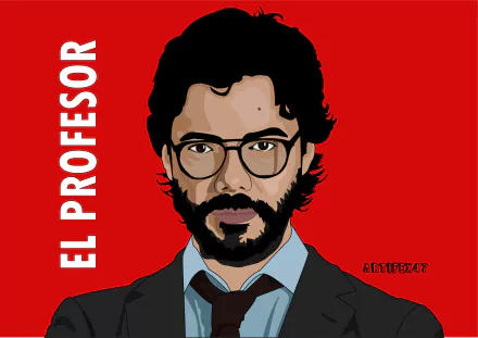  The Professor from Money Heist (La Casa De Papel)