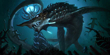  Vicous Platewyrm by William Bao