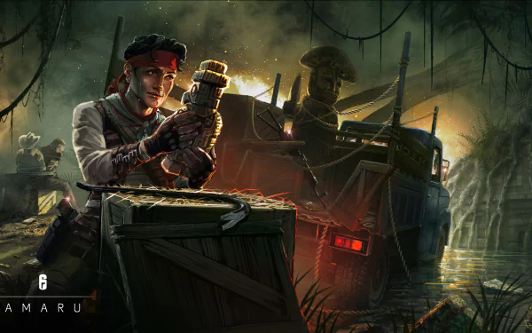 Amaru (Tom Clancy's Rainbow Six: Siege) video game Tom Clancy's Rainbow Six: Siege HD Desktop Wallpaper | Background Image