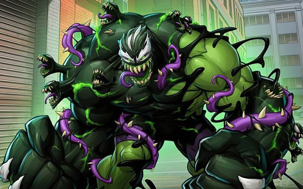 Comics Crossover Hulk Venom HD Wallpaper | Background Image