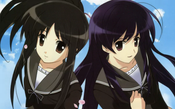 Nanaka Yatsushiro Asami Hoshino Anime Myself ; Yourself HD Desktop Wallpaper | Background Image