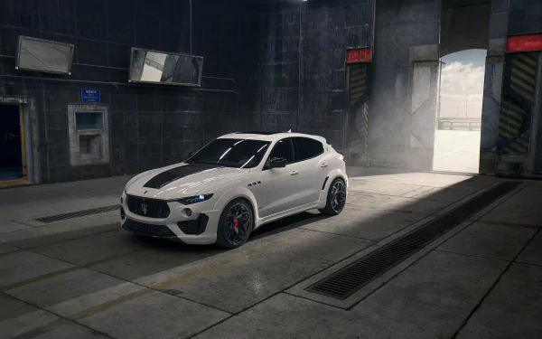 SUV white car car Maserati vehicle Maserati Levante HD Desktop Wallpaper | Background Image