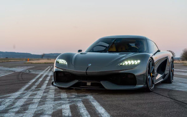 supercar silver car car Koenigsegg vehicle Koenigsegg gemera HD Desktop Wallpaper | Background Image