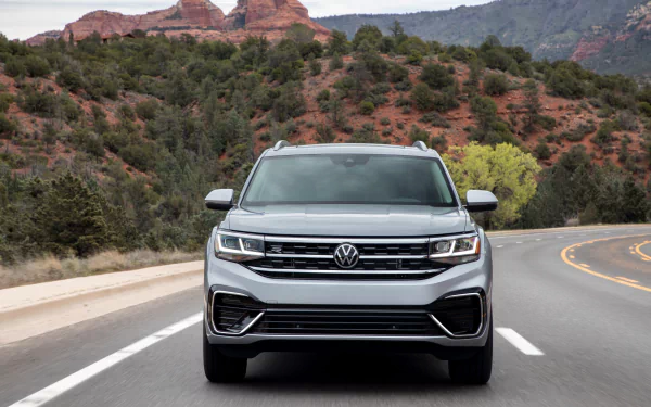 car silver car SUV Volkswagen vehicle Volkswagen Atlas HD Desktop Wallpaper | Background Image