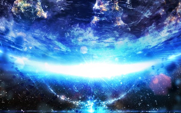 Anime Original Earth Space HD Wallpaper | Background Image