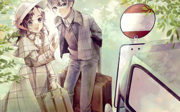 short hair Anime child HD Desktop Wallpaper | Background Image