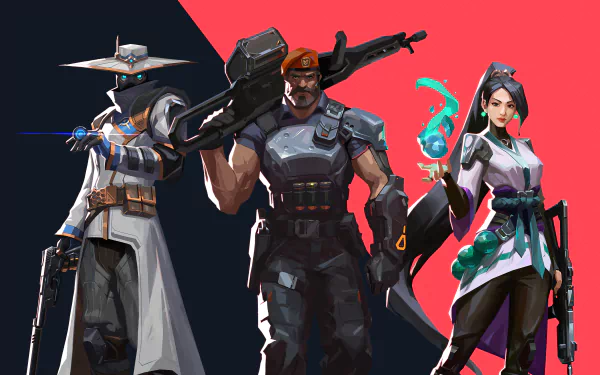 Cypher (Valorant) Brimstone (Valorant) Sage (Valorant) video game Valorant HD Desktop Wallpaper | Background Image