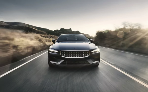 black car electric car car vehicle Polestar 1 HD Desktop Wallpaper | Background Image