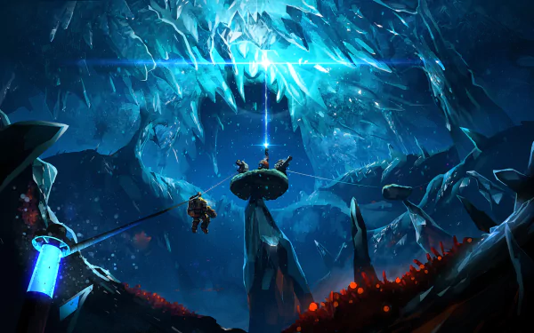 video game Deep Rock Galactic HD Desktop Wallpaper | Background Image