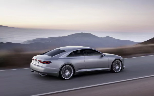 car silver car compact car Audi concept car vehicle Audi Prologue HD Desktop Wallpaper | Background Image