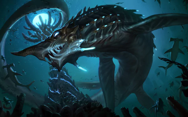  Vicous Platewyrm by William Bao