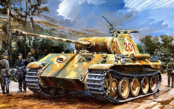 Military Panther Tank Tanks Wehrmacht Tank Panzerkampfwagen V Panther HD Wallpaper | Background Image