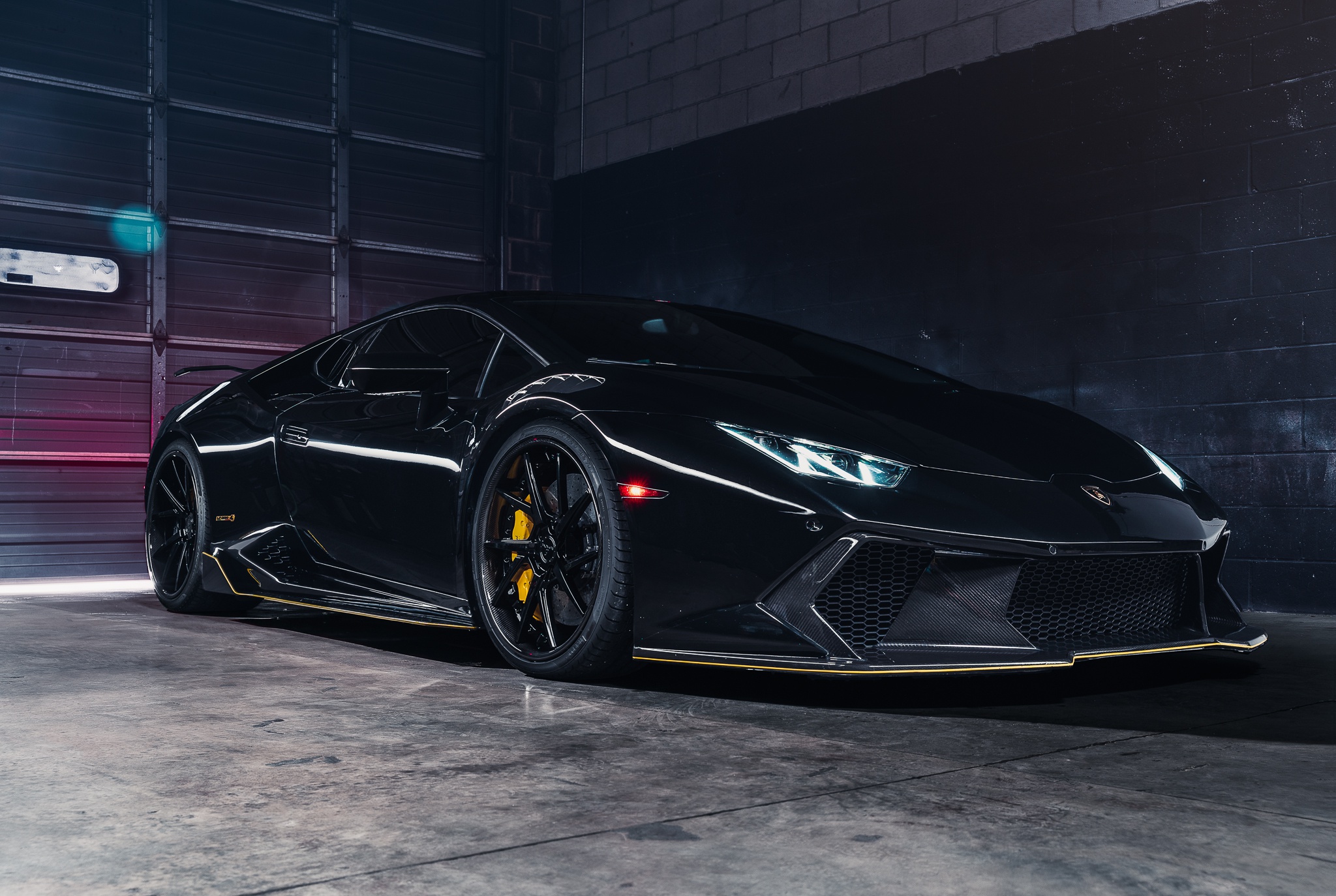 Download Black Car Supercar Lamborghini Car Vehicle Lamborghini Huracan ...