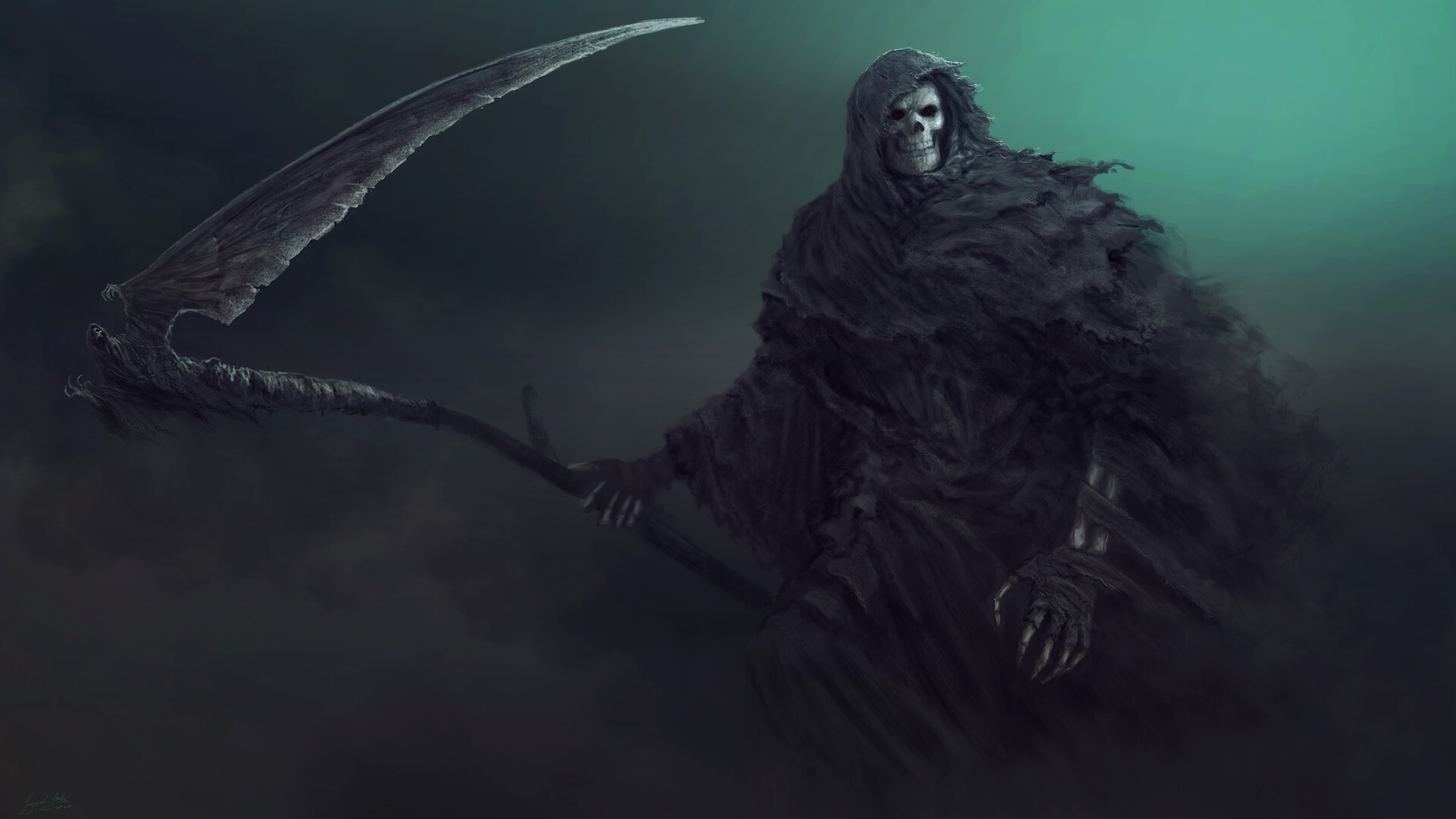 grim reaper hd wallpaper