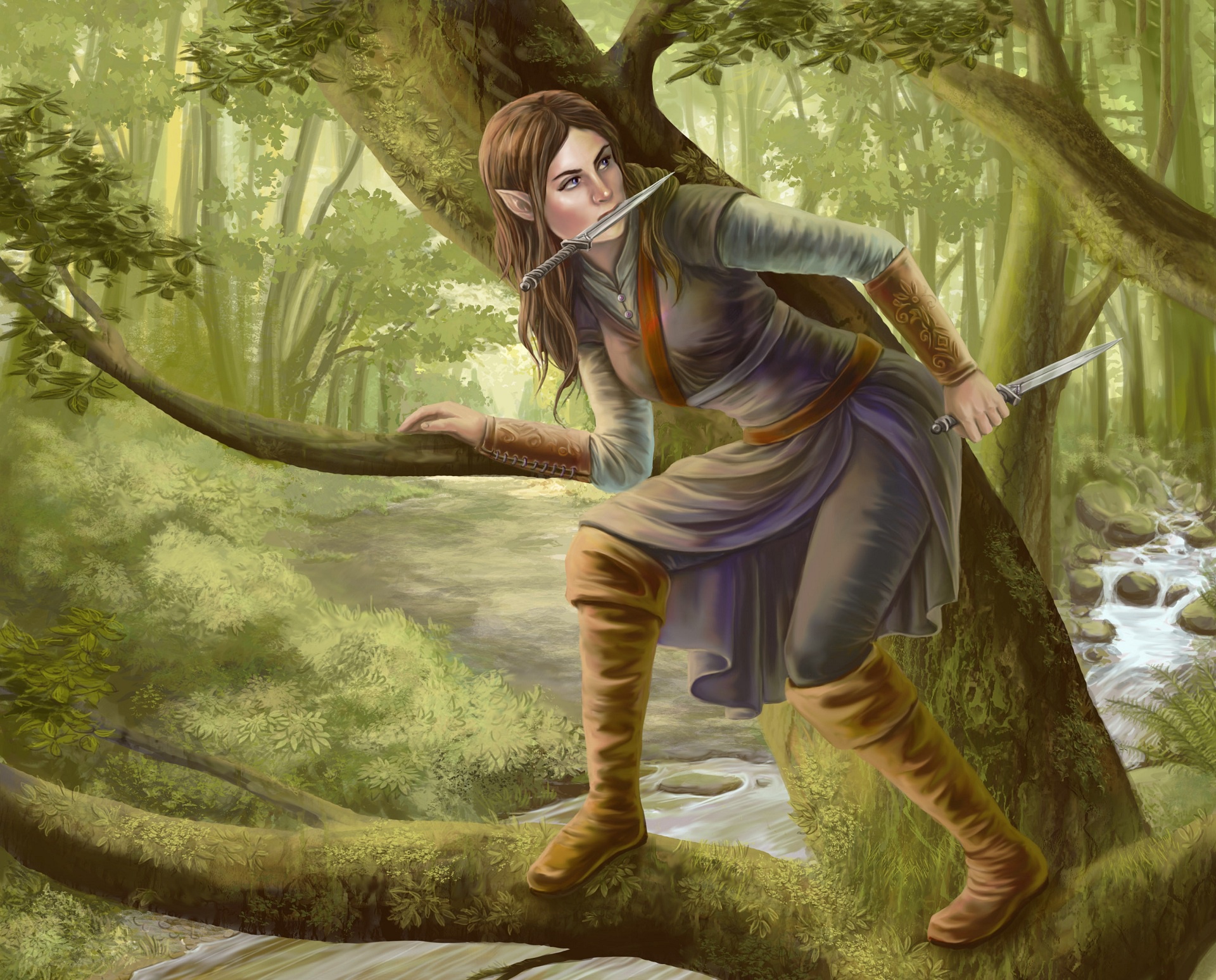 Fantasy Elf HD Wallpaper by wayleri