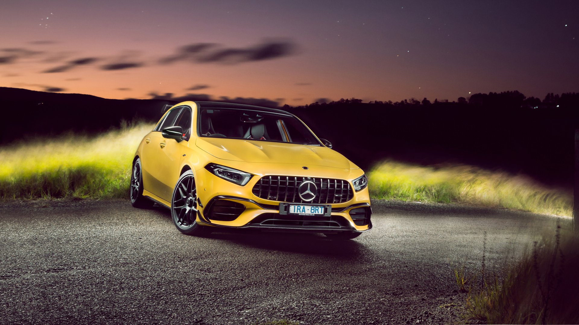 Download Vehicle Mercedes-Benz AMG A45 4k Ultra HD Wallpaper