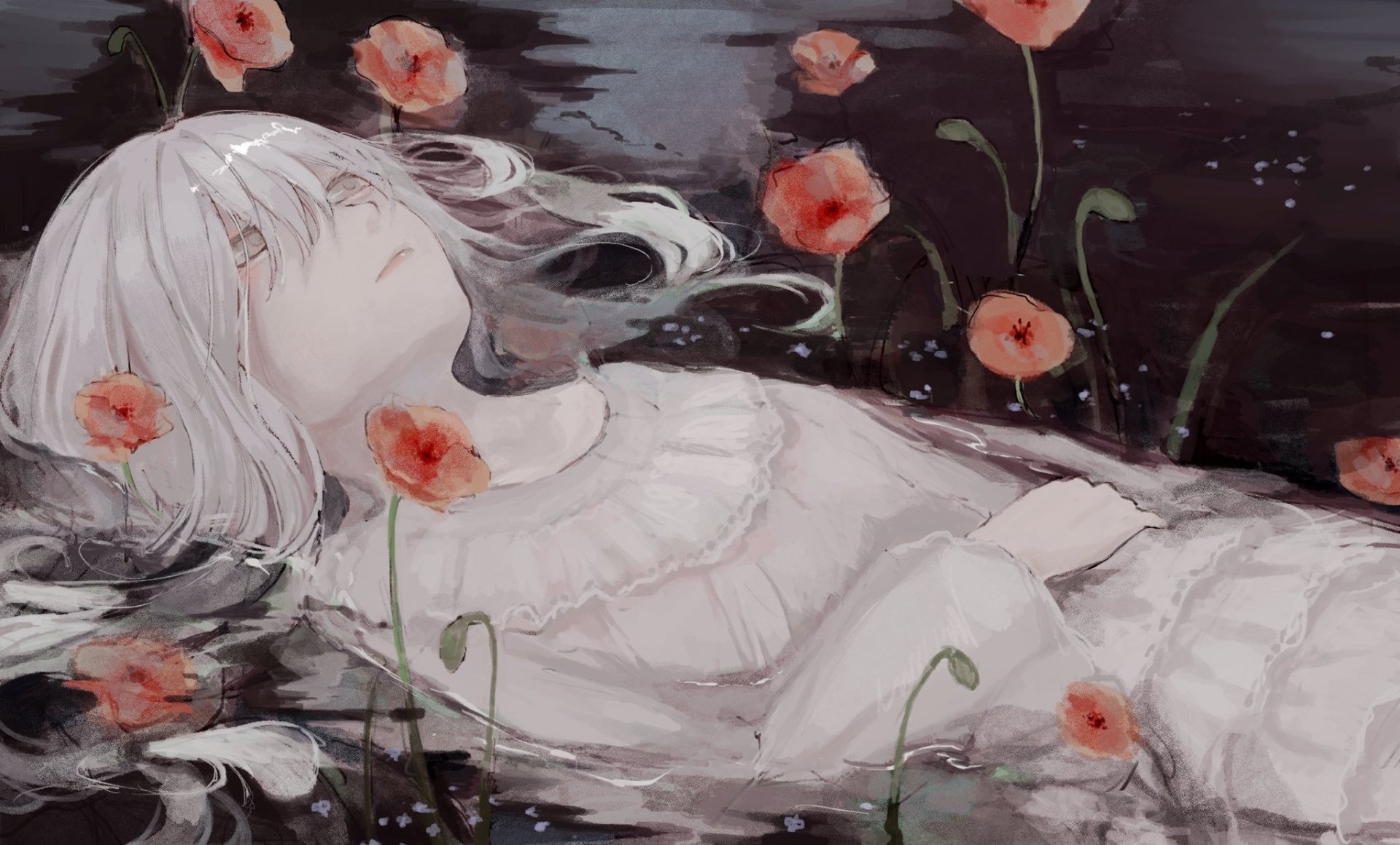 Dreamlike Serenity: HD Anime Original Wallpaper Artwork by Sinaco ...