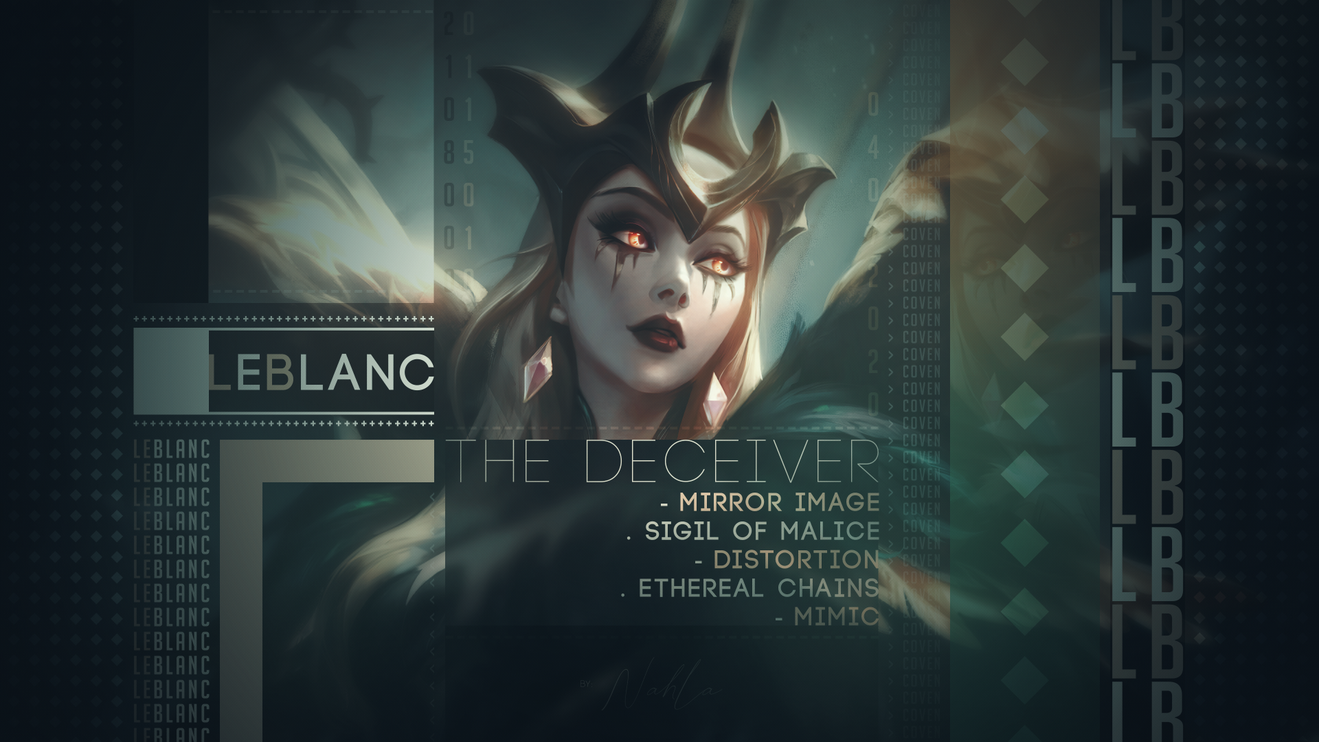 Лолстори. LEBLANC Wallpaper. Плакаты по видеоиграм.