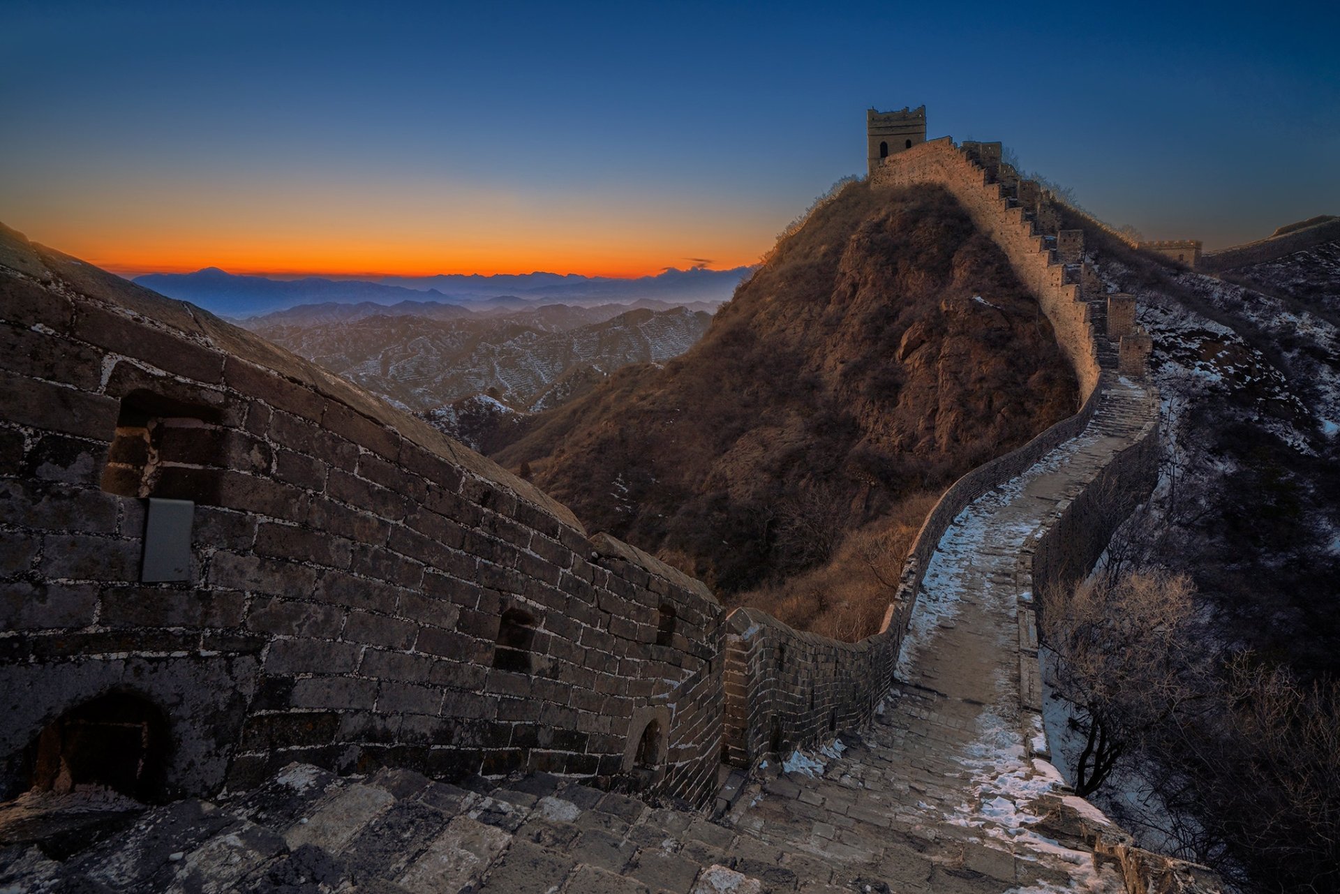 Download Man Made Great Wall Of China HD Wallpaper